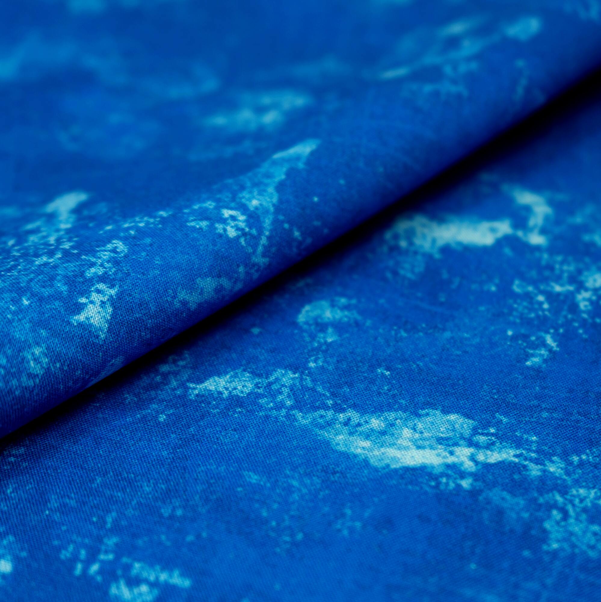 SINGER Navy Grunge Tonal Blazer Cotton Fabric